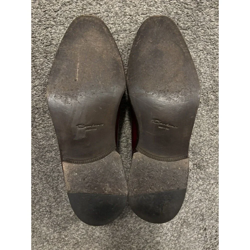 Bondeno Handmade Custom Oxford Dress Shoes Made in‎ Italy Leather *READ*